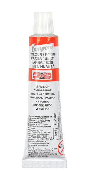 01787-EC Tempera 16ml svjetl.crvena K-I-N P10/100
