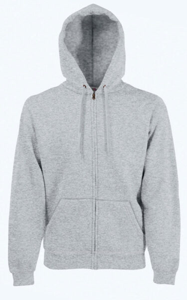 214431-EC Majica FOL DR sa kap. i zatvaračem Sweatshirt Zip Hooded siva XL P24