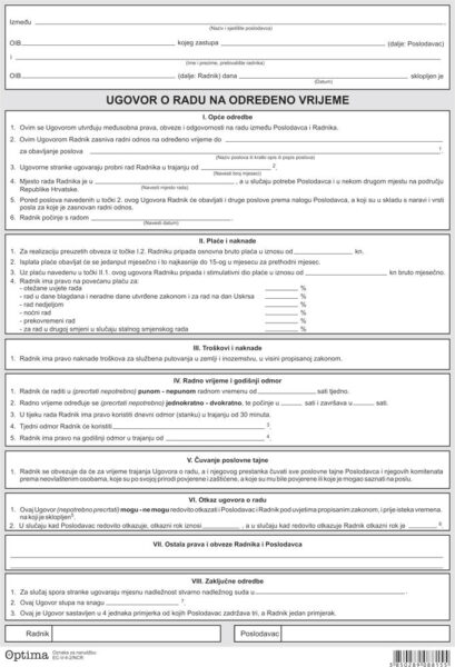 220201-EC Ugovor o radu određ. EC-V-4-2/NCR-EUR OPTIMA P100/800