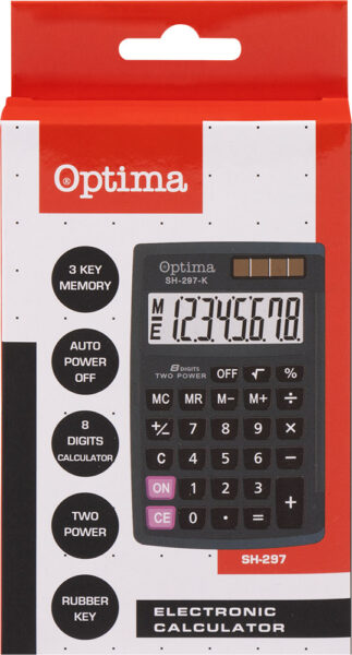 Kalkulator OPTIMA SH-297 8 mjesta 25253 bls P100/200