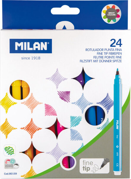 Flomasteri 24/1 perivi tanki vrh Milan