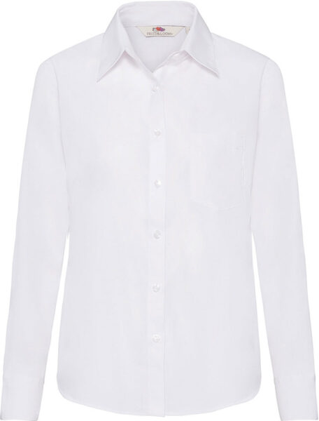 229157-EC Košulja FOL DR 135g Lady fit Poplin Shirt bijela M P12 NETTO