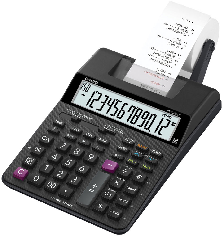 230232-EC Računski stroj CASIO HR-150 RCE