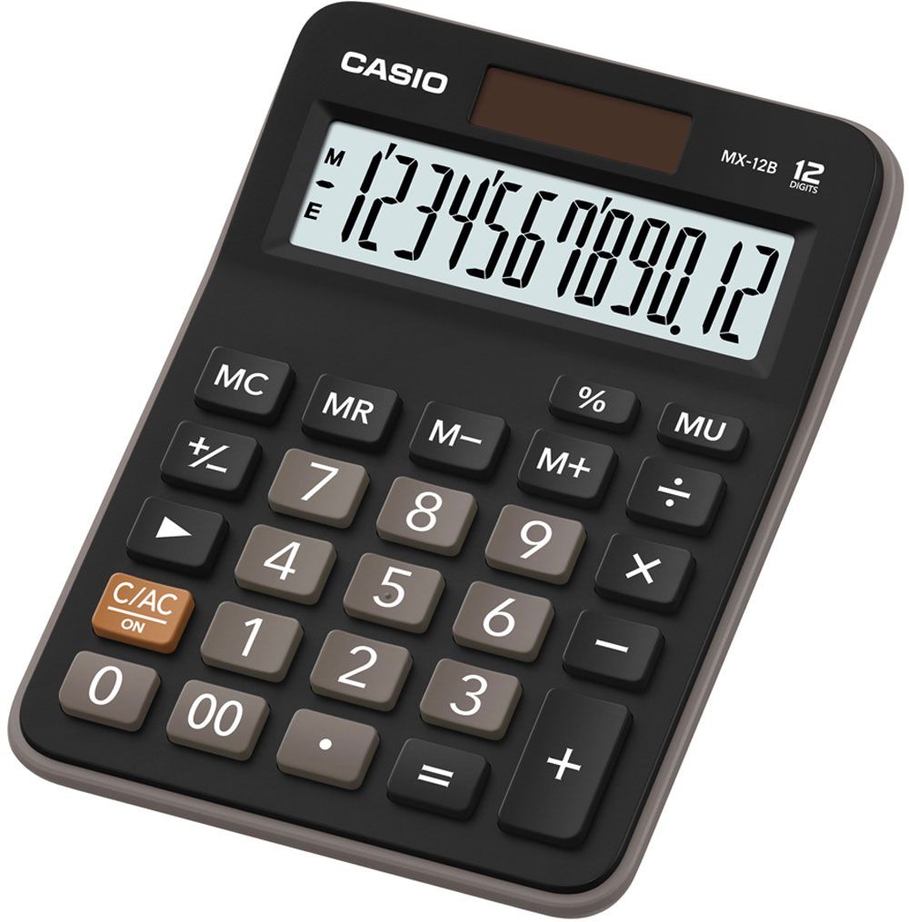 230251-EC Kalkulator CASIO MX-12B-W crni bls P10/100