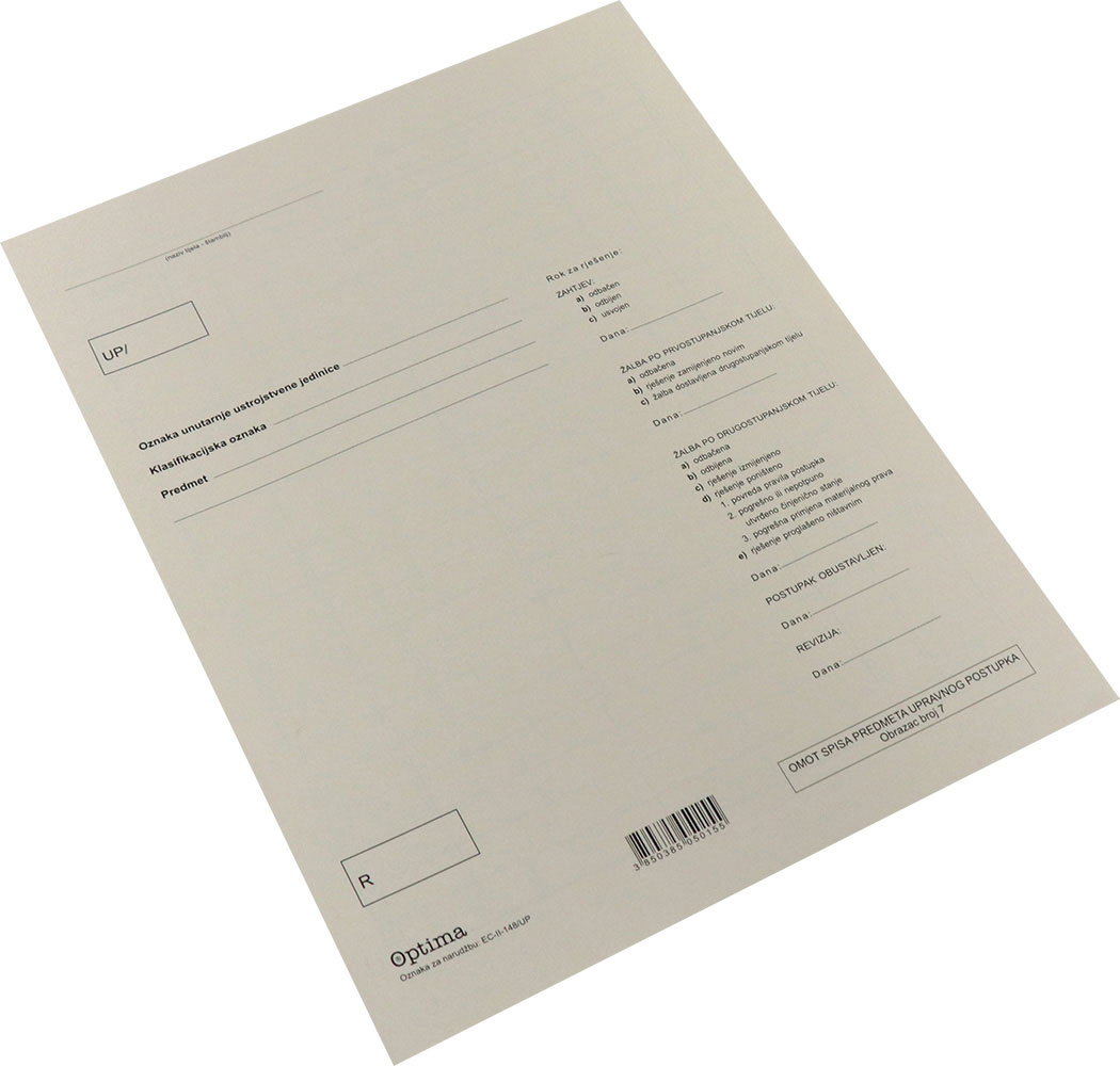 231166-EC Omot spisa II-148/UP OPTIMA P100