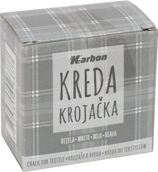 234065-EC Kreda krojačka bijela KARBON kutija 5 kom P1/10/130-nova