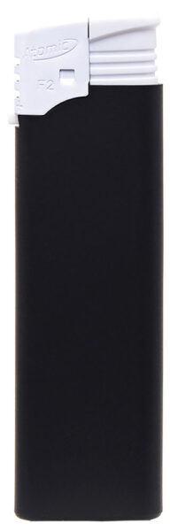 236478-EC Upaljač Atomic F2 RUBBER crno/bijeli P50/1000