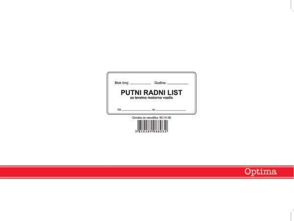 237340-EC Putni rad.list teretno mot.voz.EC-VI-26/NCR OPTIMA P10