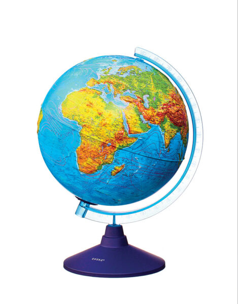 Globus 25cm Alaysky's reljefni LED svijetlo, HRV 2u1 mapa sazviježđa, IQ App P4