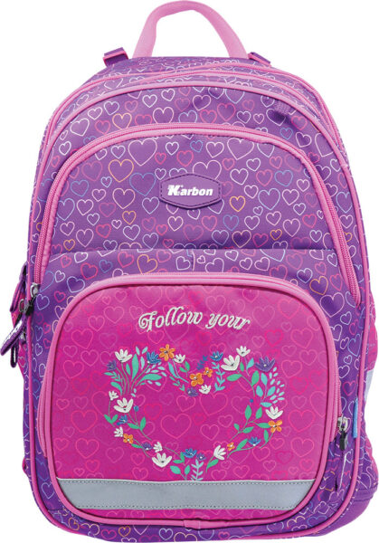 Ergonomski ruksak 2u1 Follow Your Heart Karbon Netto