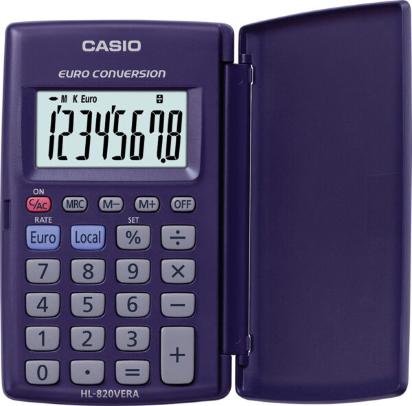 241666-EC Kalkulator CASIO HL-820 VERA KARTON PAK. bls P10/100