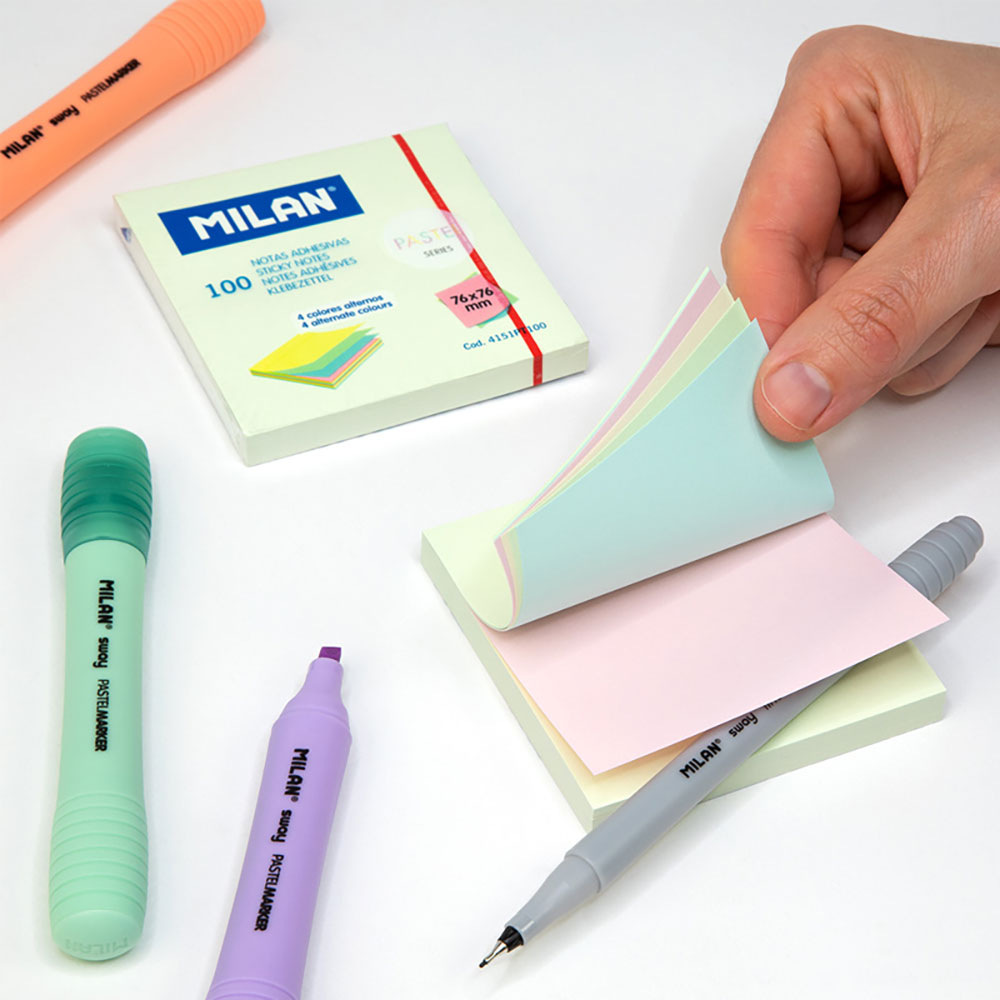 241855-EC Flomaster fineliner MILAN 0,4 SWAY set 5 pastelnih boja P14/252