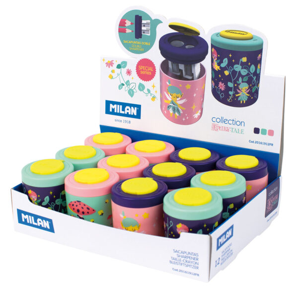 Šiljilo plastično 2 rupe Milan Collection Fairy Tale