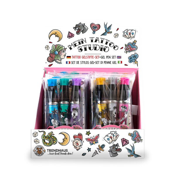 Gel pen 3/1 Glitter Tattoo Netto