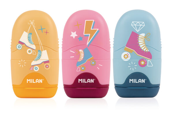Gumica + šiljilo Milan Capsule Roller