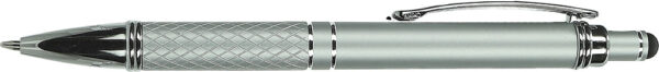 244778-EC Ol.kem.Praga Rubber metalna, touch screen vrh, srebrna P50/500