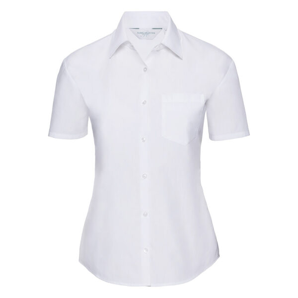245414-EC Košulja Russel 935F Poplin ženska KR bijela XL