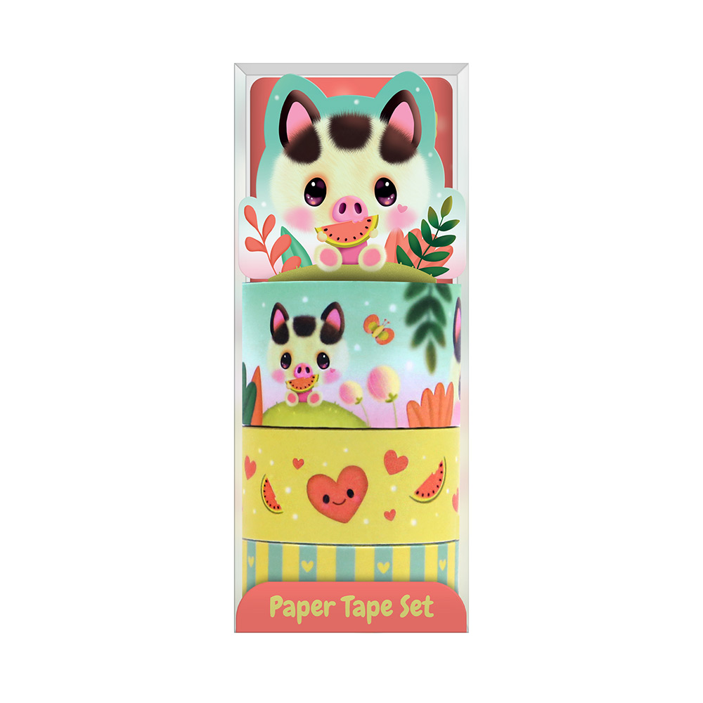 245799-EC Selotejp višebojni 3/1 Bangoberry Pally Panda & Piggy Pig sort P12