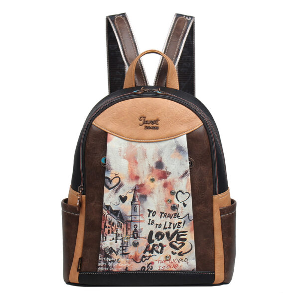 Ruksak fashion Janet Art Gallery FW25 28x16x33 cm J-146 P14 Netto