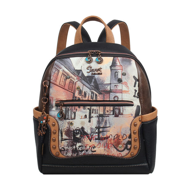 Ruksak fashion Janet Art Gallery FW25 25x13x31 cm J-101B P20 Netto