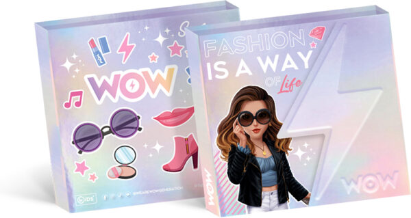 Blok samoljepljivi set WOW Generation razni oblici, sort P6/12
