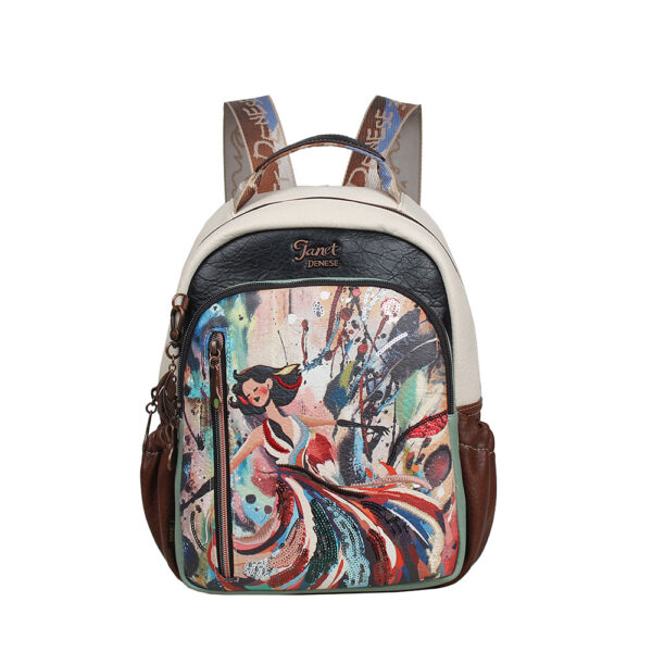 Ruksak fashion Janet mini Growing in Spring FW25 24X15X30 cm J-121A P16 Netto