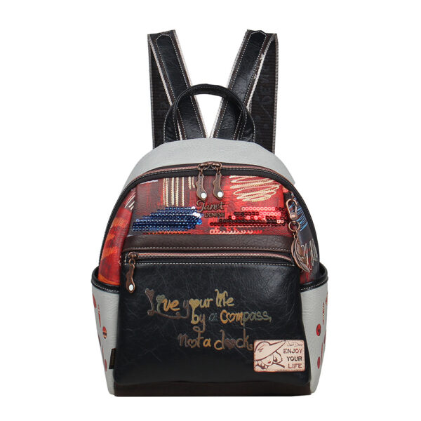 Ruksak fashion Janet mini Tempus Fugit FW25 25X15X31 cm J-114B P16 Netto