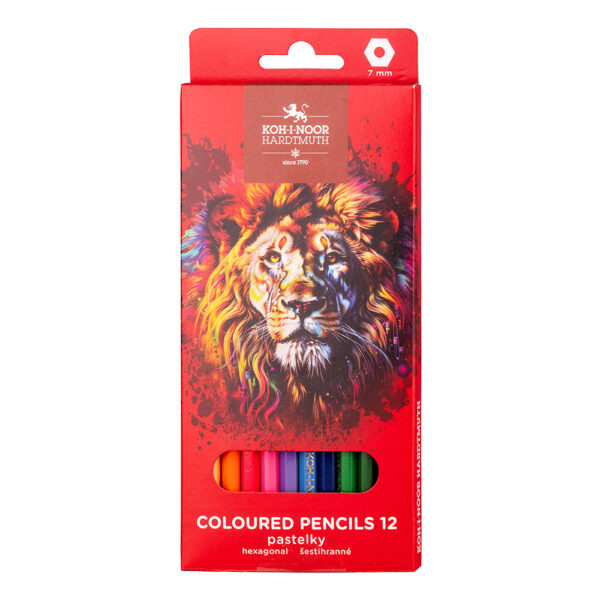 Drvene bojice 12/1 Lion Red K-I-N