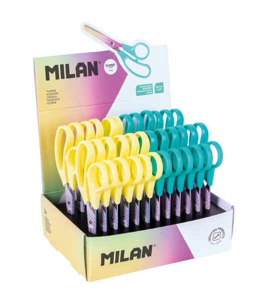 Škare školske 13,4 cm Milan Basic Sunset